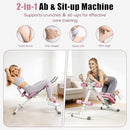 EPHESPORT AB MACHINE CRUNCH SIT-UP CORE TRAINER ADJUSTABLE BACK SUPPORT PINK - Like New