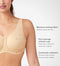 WACOAL WOMEN'S SPORT FULL FIGURE UNDERWIRE BRA, SAND, 36C - Like New