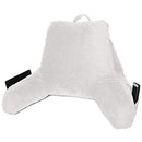 CLARA CLARK READING PILLOW SHREDDED MEMORY FOAM SITTING BED COUCH - WHITE - Brand New