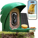 PerchMe® Bird Feeder Camera Solar Powered, 2K Smart Bird House Camera - Green - Like New