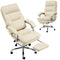 ZZW EXECUTIVE OFFICE CHAIR GAMING CHAIRS OFFICE CHAIR ADJUSTABLE 350 LBS - WHITE - Like New