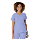 Wink W123 Women's Mock Wrap Scrub Top - B00W9S8LKW - Ceil Blue - 5X-Large - Brand New