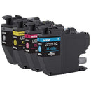 BROTHER LC3013 BLACK CYAN MAGENTA YELLOW HIGH-YIELD MULTI-PACK INK CARTRIDGES - Like New
