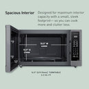 PANASONIC NN-SN98JS MICROWAVE OVEN STAINLESS STEEL COUNTERTOP/BUILT-IN - Like New