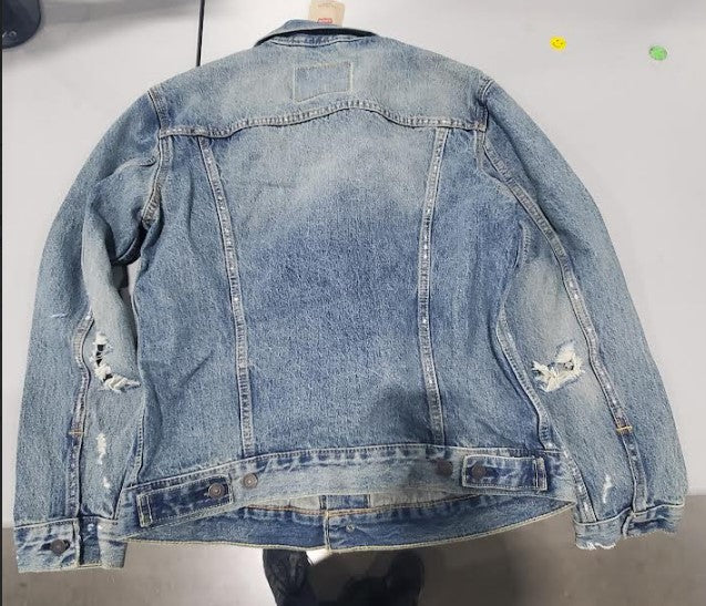LEVI'S MEN'S REGULAR FIT NON-STRETCH DENIM TRUCKER JACKET - SIZE M - FALCON DX - Brand New