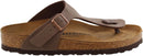 BIRKENSTOCK GIZEH BIRKO-FLOR UNISEX SANDALS - SIZE: MEN 5 WOMEN 7 - MOCHA - Brand New