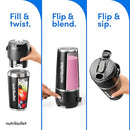 NUTRIBULLET FLIP PORTABLE BLENDER WITH INSULATED CUP, CORDLESS - BLACK - Brand New