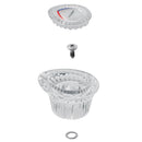MOEN CHATEAU LAVATORY REPLACEMENT KNOB HANDLE KIT - CLEAR - Like New