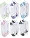 HANES WOMEN'S LIGHTWEIGHT BREATHABLE NO SHOW, SIZE: 8-12, ASSORTED WHITES - Like New