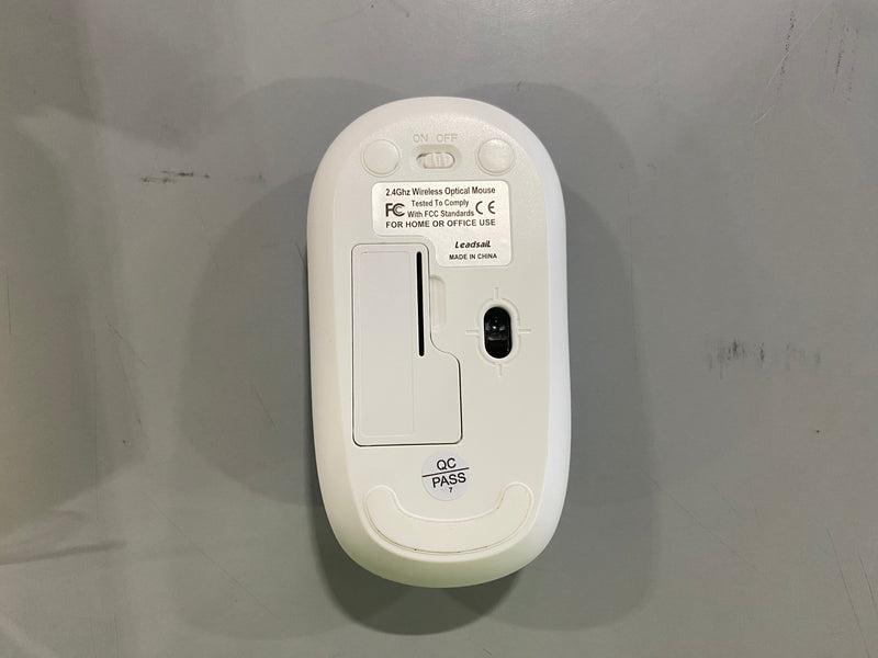 LEADSAIL WIRELESS KEYBOARD AND MOUSE COMBO, PC - BLUE WHITE - Like New