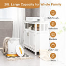 COSTWAY Bucket Style Towel Warmer - Black - Brand New