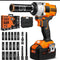 BOEN CORDLESS IMPACT WRENCH 1/2 INCH BRUSHLESS ELECTRIC V20 PRO - ORANGE/BLACK - Like New