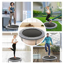 38/40" Mini Exercise Trampoline for Adults or Kids - Indoor Fitness (Gray) - Brand New