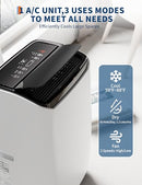 GARVEE PORTABLE AIR CONDITIONER CF14 - BLACK/WHITE - Like New