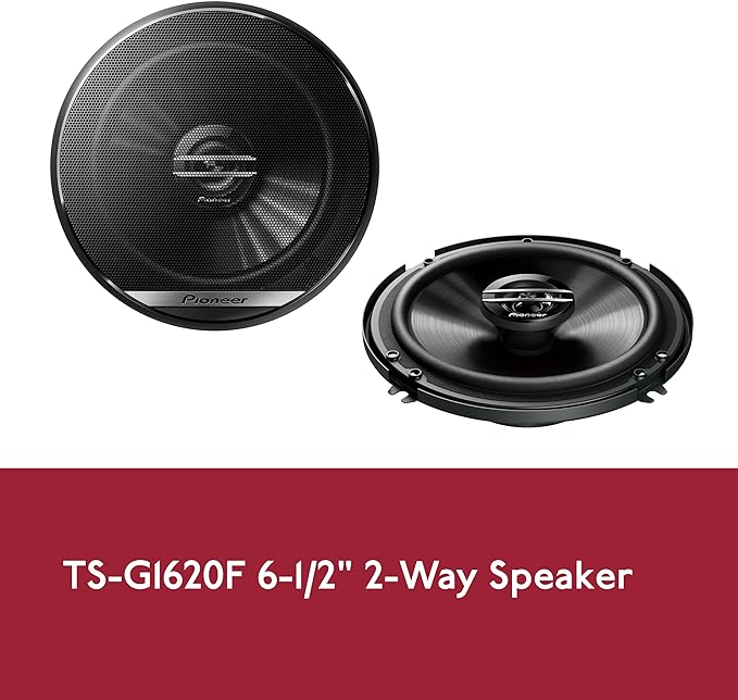 Pioneer TS- G1620F-2 G-Series 2-Way 6" 300-Watt Speaker - Black - Like New