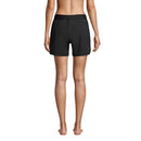 77938P LANDS' END WOMEN'S CURVY FIT 5" BOARD SHORTS SWIM PANTY SIZE 6 BLACK - Like New