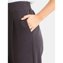 AVIA WOMEN'S SCUBAKNIT PLEAT JOGGERS POCKETS - SIZE: WOMEN M - SANDWASHED BLACK - Brand New