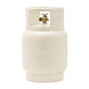 Flame King YSN201BT 20LB Steel Floor Buffer Propane Tank Cylinder - White - Brand New
