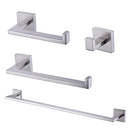 KES 4-Piece Bathroom Accessory Set RUSTPROOF Towel Bar Hook - B075C9976J - NEW - Brand New