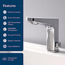 BEMIS BIDET GROVE TOUCHLESS BATHROOM SINK FAUCET GB800CP - CHROME Like New