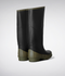 HUNTER ARGYLL BULLSEYE FULL KNEE WELLINGTON BOOTS - SIZE: MEN 9 WOMEN 10 - BLACK - Like New
