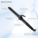 BIO IONIC Long Barrel Styler Pro Curling Hair Iron 1" - BLACK Like New