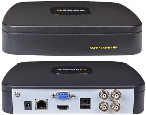Q-See 4-Channel Network HD DVR Surveillance 1TB 4 1080p Cameras QC904-4Y6-1 Like New
