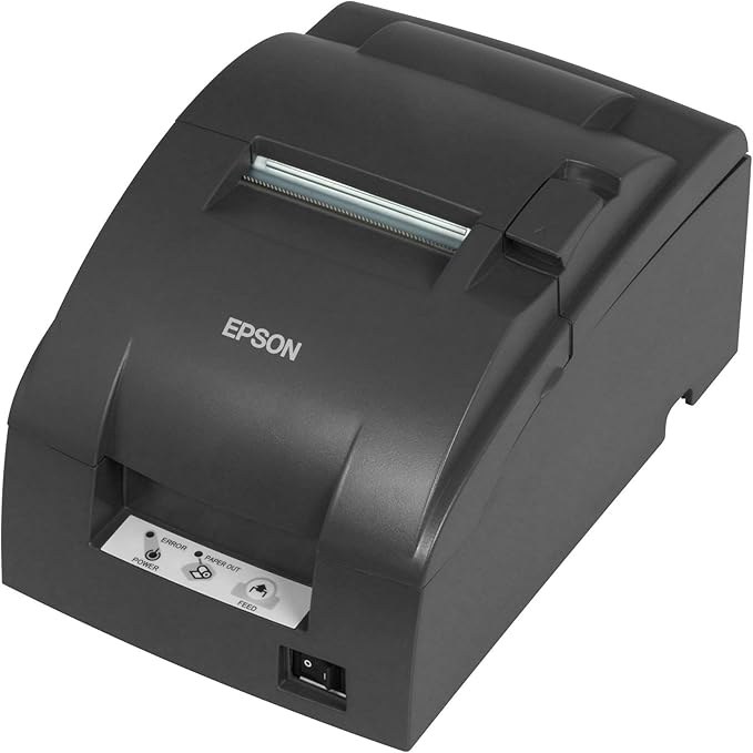 Epson TM-U220B Dot Matrix Compact POS Impact Label Printer DB-25 port - BLACK - Like New