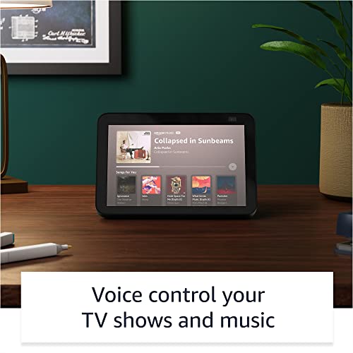 AMAZON ECHO ECHO SHOW 8 2ND GEN 2021 RELEASE UK POWER ADAPTOR - CHARCOAL - Like New