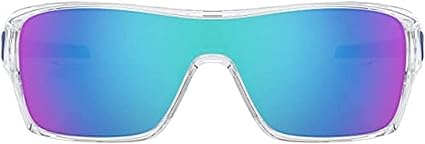 Oakley Turbine Rotor OO9307 Rectangle Sunglasses Polished Clear/Sapphire Iridium - Like New