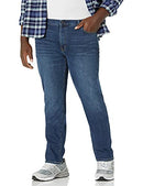 AMAZON ESSENTIALS MENS SKINNY FIT STRETCH JEAN - SIZE: MEN 30 X 28 - MEDIUM WASH - Like New