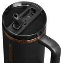 STANLEY QUENCHER PROTOUR FLIPSTRAW TUMBLER 40 OZ 8003861 MGB - MESSI GOAT BLACK - Like New