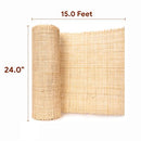 24" Width Square Rattan Cane Webbing Roll 15 Feet Fine Radio Net - Like New