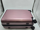NINETYGO CARRY ON LUGGAGE 22X14X9 SPINNER WHEELS - 20-INCH PURPLE PINK - Like New