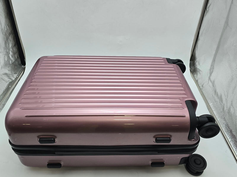 NINETYGO CARRY ON LUGGAGE 22X14X9 SPINNER WHEELS - 20-INCH PURPLE PINK - Like New