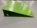 GENERIC 3-PRONG METAL CLIP BINDER FOR OFFICE, SCHOOL OR HOME - GREEN - Like New