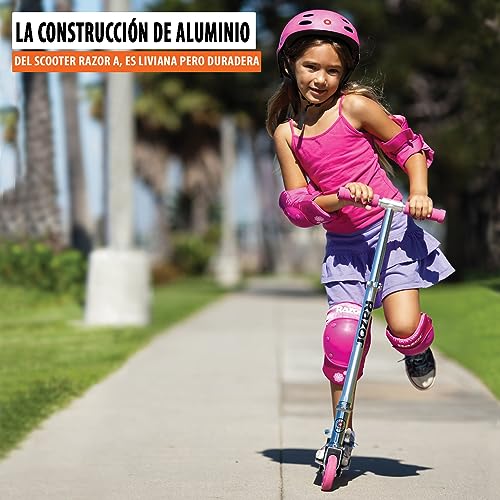 RAZOR A KICK SCOOTER FOR KIDS LIGHTWEIGHT FOLDABLE ALUMINUM FRAME - PINK - Like New