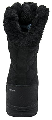 1554172015 Columbia WOMEN ICE MAIDEN II Snow BOOT Black/Oxygen WOMEN 5.5W - Like New