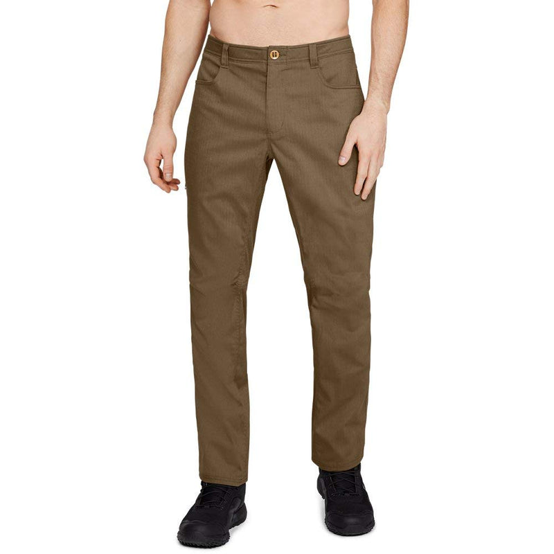 UNDER ARMOUR MEN'S TAC STRETCH RS PANTS SIZE 44X34 - BROWN/ COYOTE BROWN - Brand New