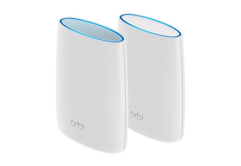NETGEAR Tri-band Whole Home Mesh WiFi System with 3Gbps Speed (RBK50) - 2-Pack Like New
