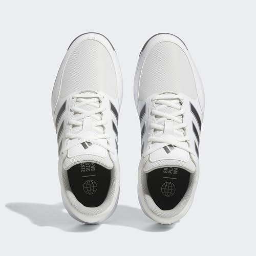 ADIDAS MEN'S TECH RESPONSE 3.0 GOLF SHOE - SIZE: MEN 10 (EU 44) - WHITE/SILVER - Brand New