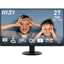 MSI PRO MP272L 27-INCH FHD OFFICE MONITOR, IPS PANEL, 100HZ REFRESH RATE - BLACK - Like New