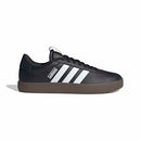 ADIDAS MENS VL COURT 3.0 SHOES SIZE MEN 8.5 BLACK/WHITE/GUM-ID6286 - Like New