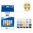 EPSON 552 EcoTank Ink Ultra-high Capacity Bottle Five Color Combo Pack - Brand New