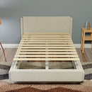 CONTINENTAL MATTRESS 0.68" HORIZONTAL WOODEN BUNKIE BOARD/BED SLATS - BEIGE - Like New