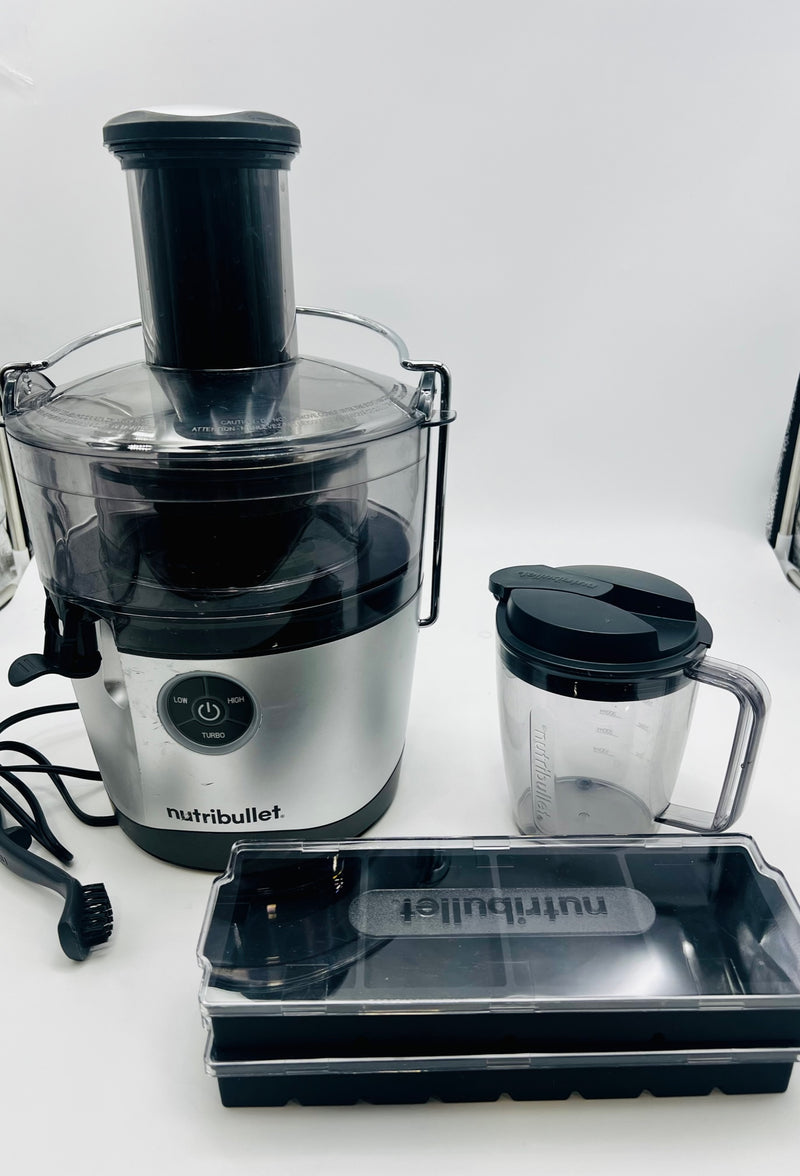 NutriBullet Juicer Pro Centrifugal Juicer Machine - SILVER - MISSING ACCESSORIES - Like New