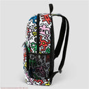 KEITH HARING 22.9L KIDS' BACKPACK - WHITE - Brand New