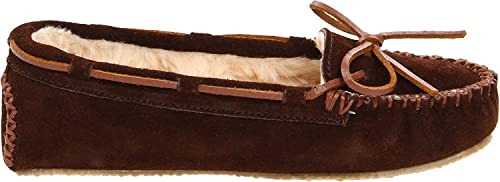 4012 MINNETONKA WOMEN'S CALLY SLIPPER CHOCOLATE SIZE 8 - Like New