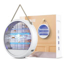 POWBUZZ BUG ZAPPER BNIB NO NOISE BUG REPELLENT CHILD PET SAFE - WHITE - Like New