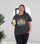 SUPEYA PLUS SIZE WILD HEART GYPSY SOUL T-SHIRT - 3XL - DARK GRAY - Like New